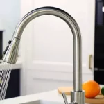 Increase water pressure in a kitchen faucet