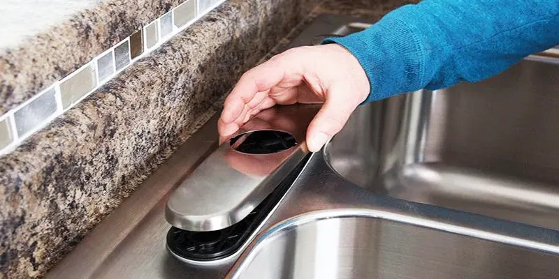 Install a touch kitchen faucet
