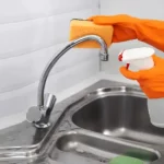 How to clean screen on waterfall faucet