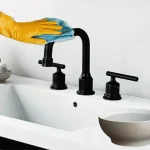 How to clean matte black faucets